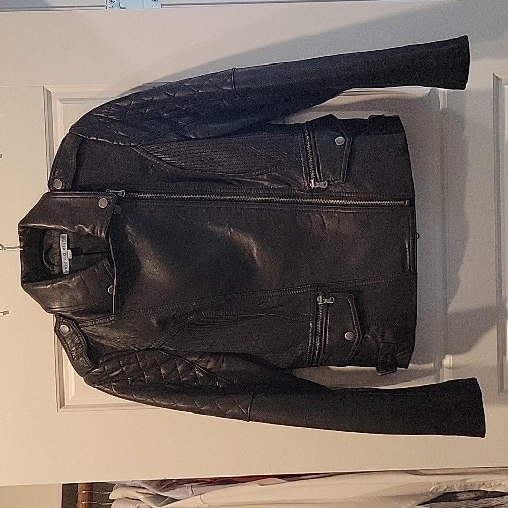 Faux Leather Jacket